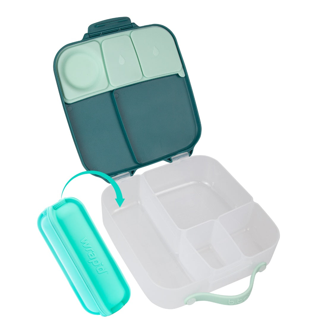 Aqua Wrap'd fits neatly inside large lunchbox