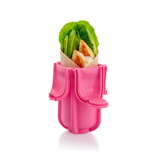 Chicken avocado and salad wrap in Pink Wrap'd